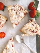 easy fresh strawberry scones