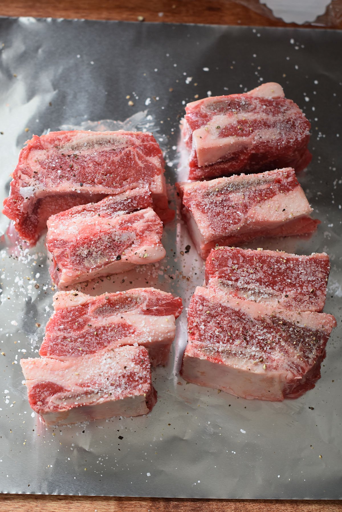 2 pounds of beef short ribs