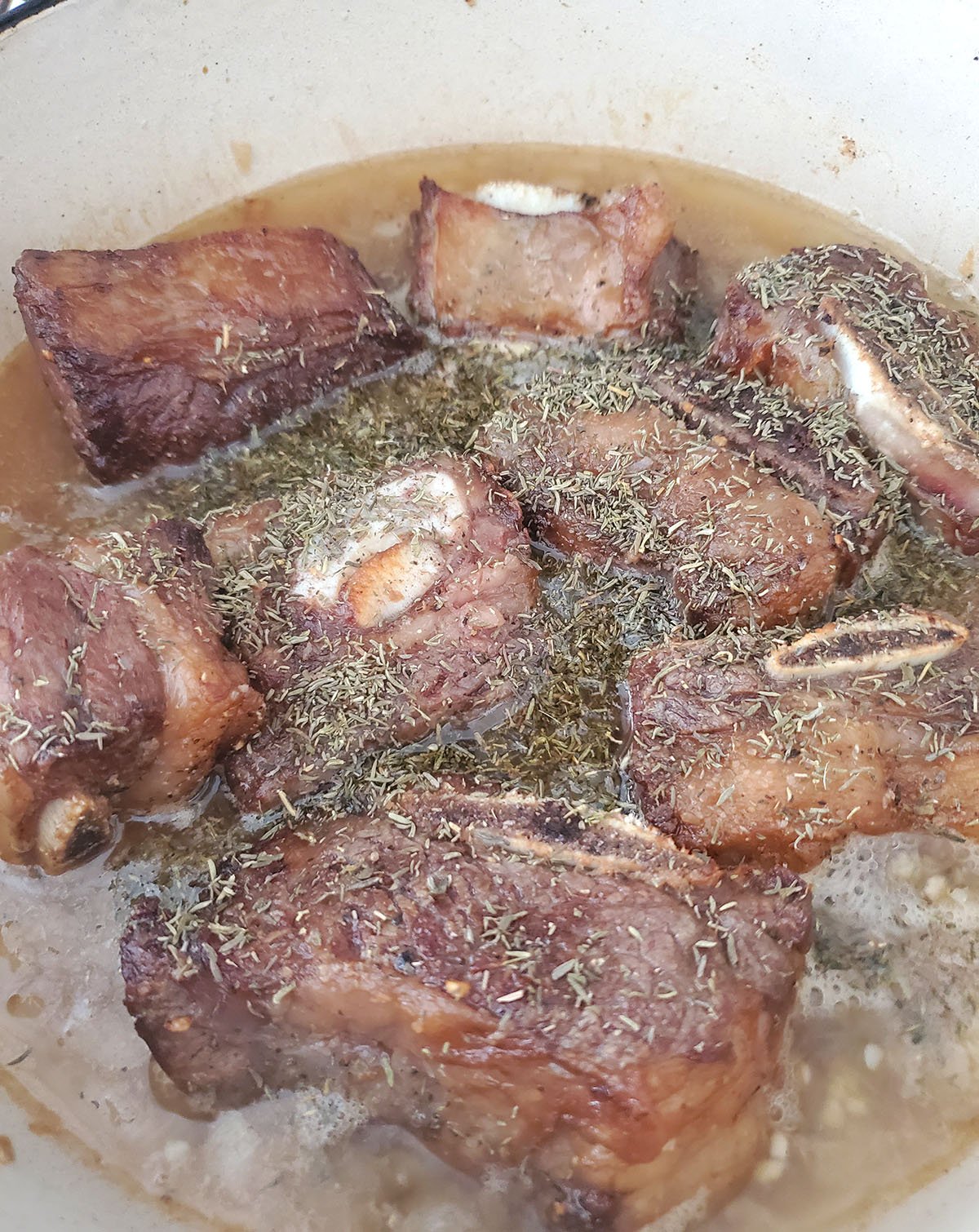 short ribs about to go into the oven