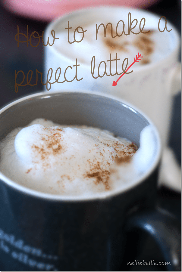 This tutorial for how to make a latte uses a stove top espresso maker.